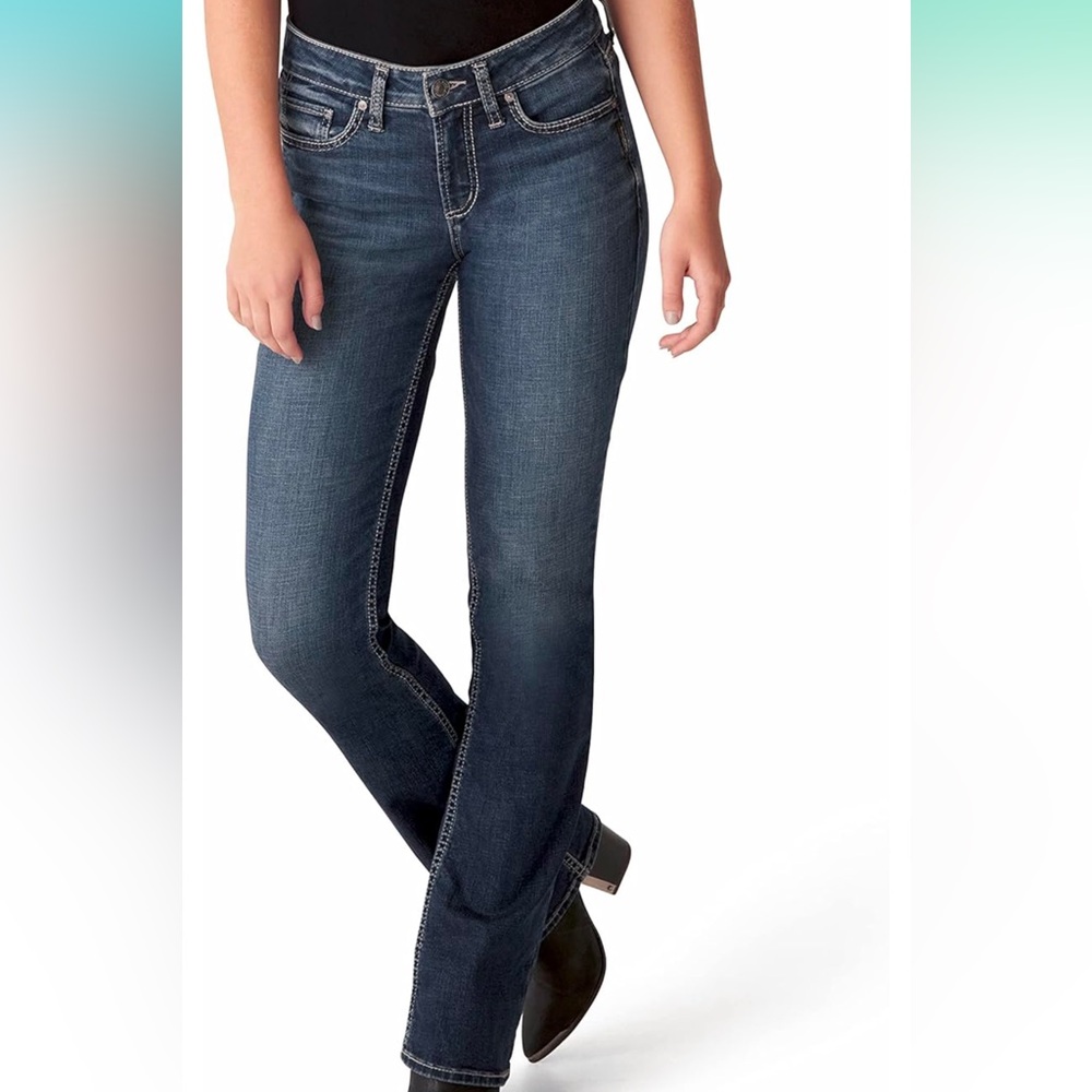 Silver Jeans Company SUKI Mid Slim Boot W93616SSF426. size 20 / L31 - Picture 2 of 6